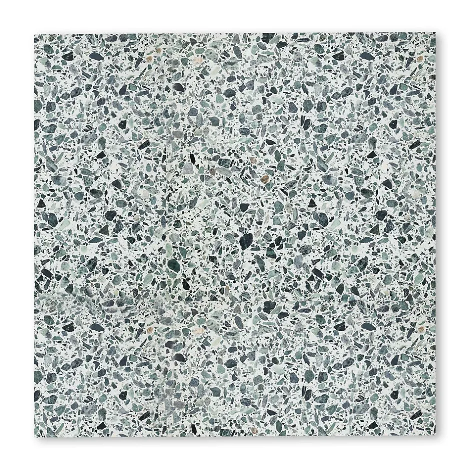 Ro'Ma Nature Carrelage Terrazzo véritable Campana 60x60x2 cm (lot de 1,08 m² soit 3 dalles) -
