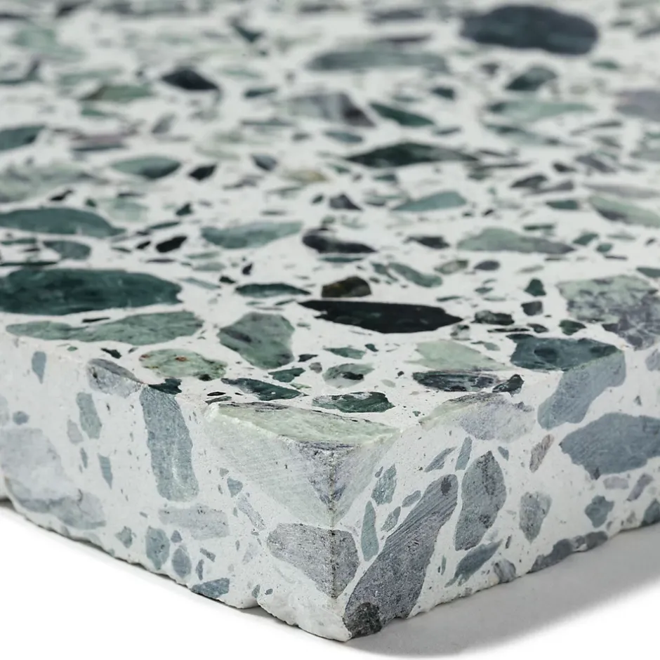 Ro'Ma Nature Carrelage Terrazzo véritable Campana 60x60x2 cm (lot de 1,08 m² soit 3 dalles) -