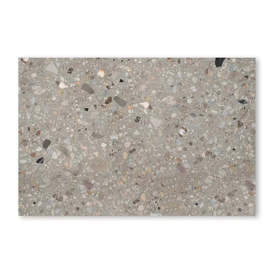 Ro'Ma Nature Carrelage Terrazzo véritable Certosa 60x40x2 cm (lot de 1,2 m² soit 5 dalles) -