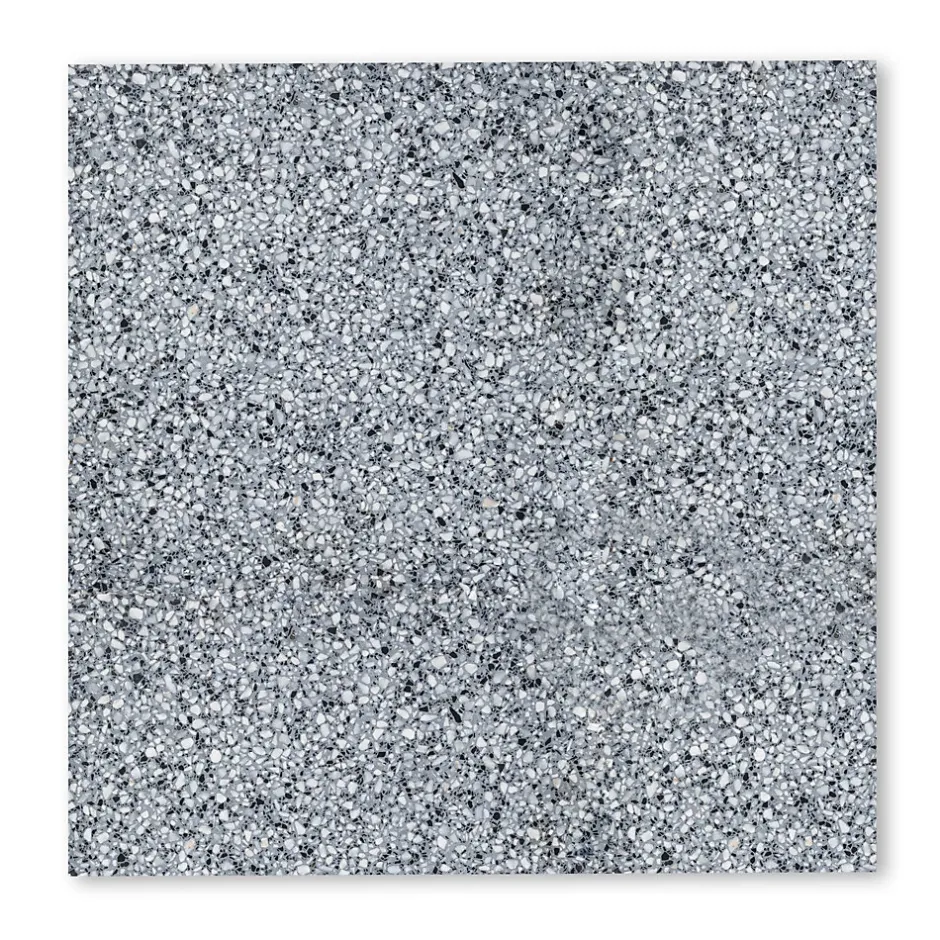 Ro'Ma Nature Carrelage Terrazzo véritable Venezia 60x60x2 cm (lot de 1,08 m² soit 3 dalles) -