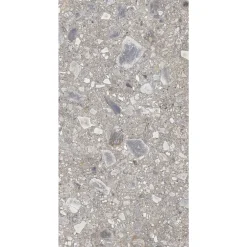 Allocarrelage Carrelage Terrazzo 60x120 Ceppo Nuovo Silver Poli Rectifie -