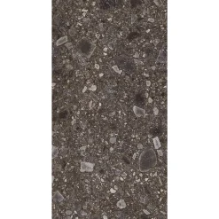 Carrelage Terrazzo 60x120 Ceppo Nuovo Black Poli Rectifie --Allocarrelage