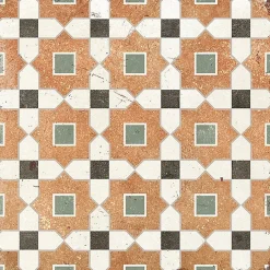 Concept Mosaïque Carrelage TESSIA 20x20 cm effet carreaux ciment vieilli