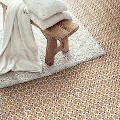 Concept Mosaïque Carrelage TESSIA 20x20 cm effet carreaux ciment vieilli