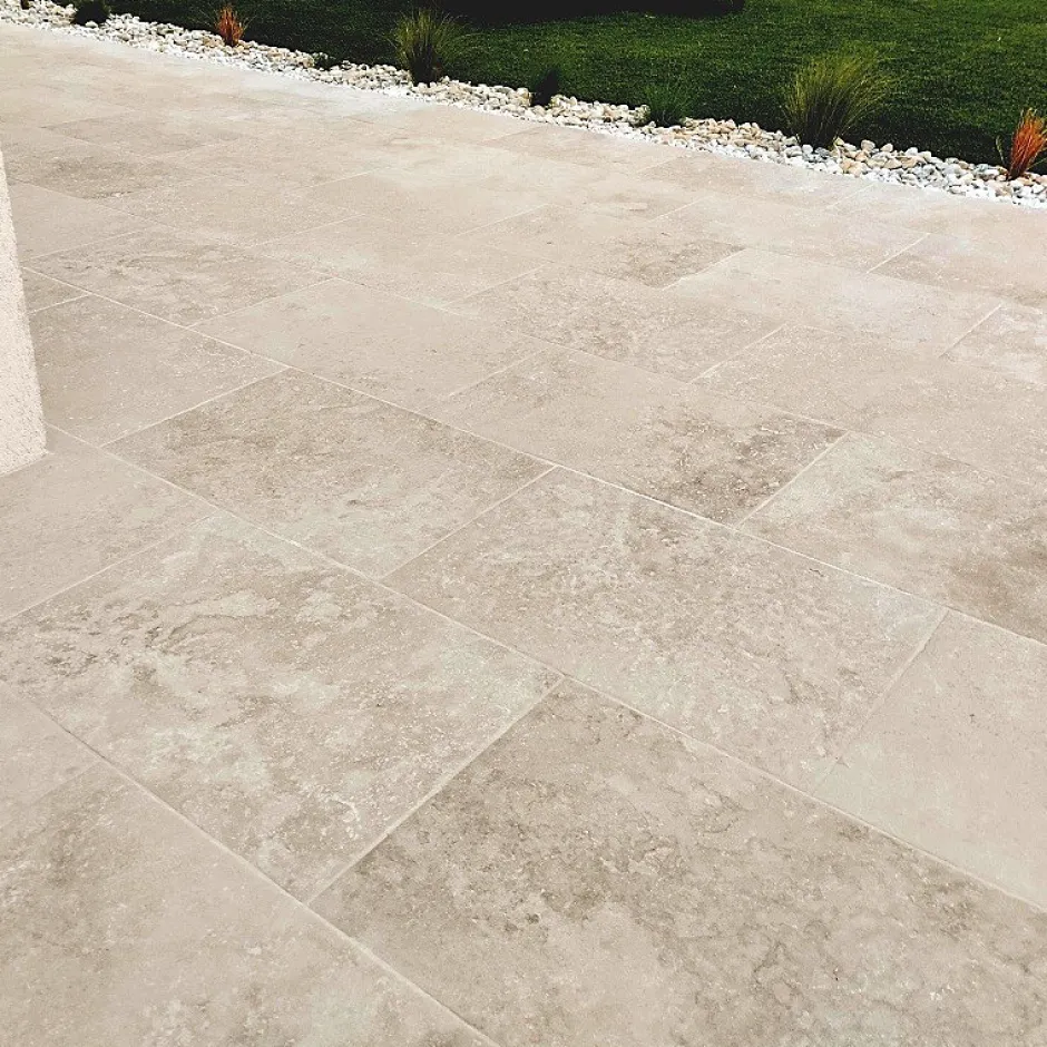 Concept Mosaïque CARRELAGE TRAVERTIN 40.2 cm x 60.4 cm antidérapant