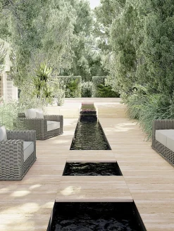 Carrelage Travertino 2cm Noce - ADZ 90 x 90cm ( vendu par boite de 0,81 m² )-Bestile Sale