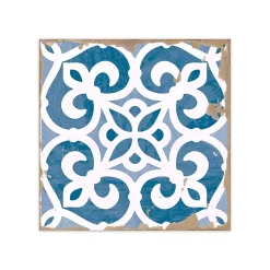 Carrelage Vintage Bleu Patchwork 33x33x0,95 cm Vintara - Sol et mur intérieur --Ro'Ma Carrelage Online