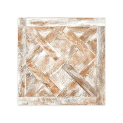 Ro'Ma Carrelage Carrelage Vintage effet Bois Blanc Vieilli Versailles 45x45x0,95 cm Virelno - Sol intérieur -
