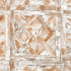 Ro'Ma Carrelage Carrelage Vintage effet Bois Blanc Vieilli Versailles 45x45x0,95 cm Virelno - Sol intérieur -