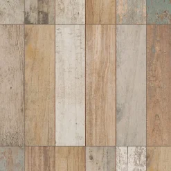 Carrelage Vintage effet Bois Multicolore 45x45x0,95 cm Armelia - Sol et mur intérieur --Ro'Ma Carrelage Sale