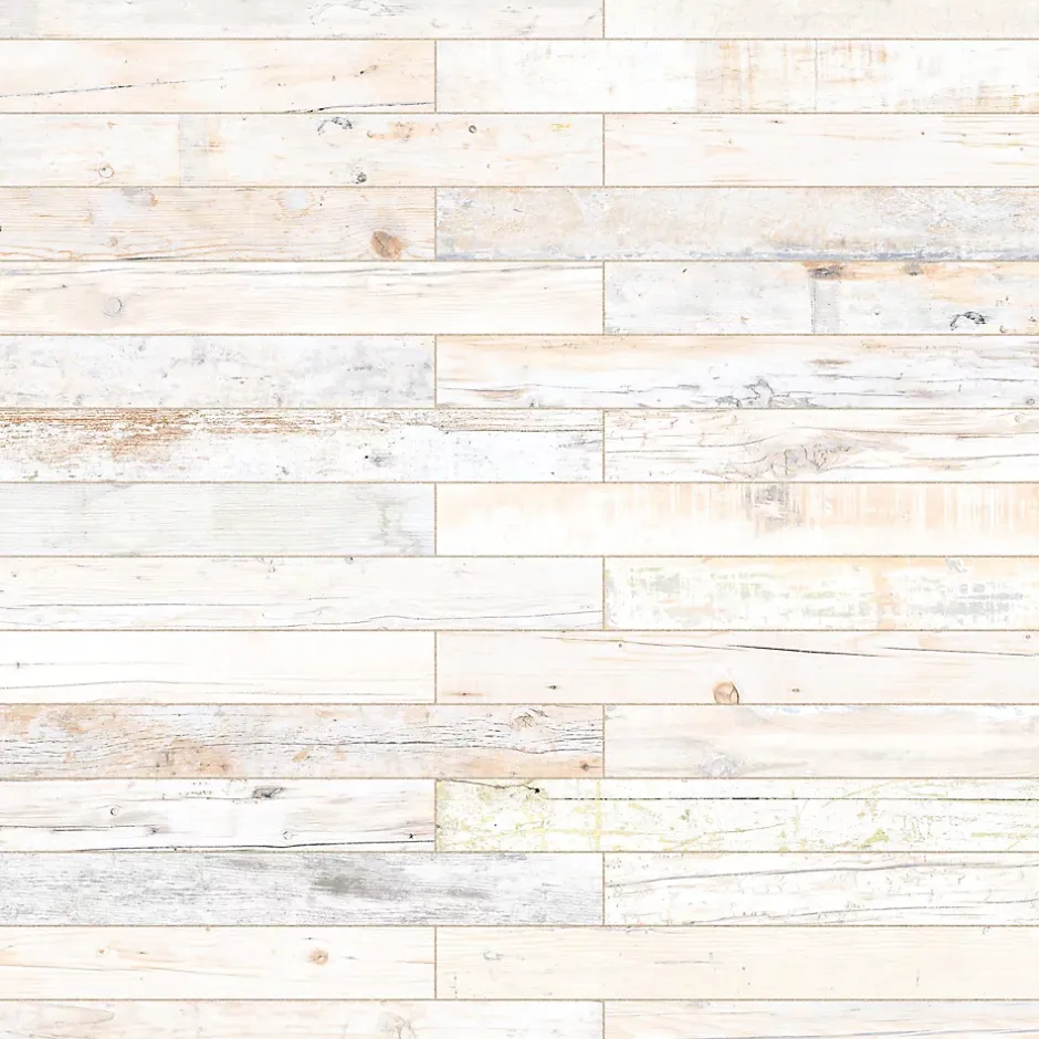 Carrelage Vintage effet Parquet Bois Blanc 67,5x7,4x0,9 cm Selvior - Sol et mur intérieur --Ro'Ma Carrelage Hot