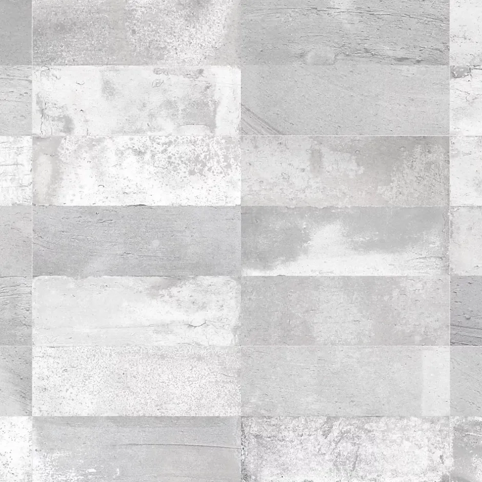 Ro'Ma Carrelage Carrelage Vintage effet Terre cuite Gris 40x20x1,03 cm Terramo - Mur intérieur -