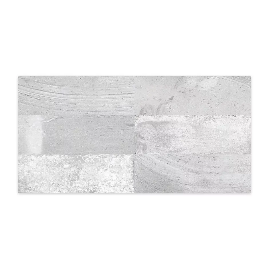 Ro'Ma Carrelage Carrelage Vintage effet Terre cuite Gris 40x20x1,03 cm Terramo - Mur intérieur -