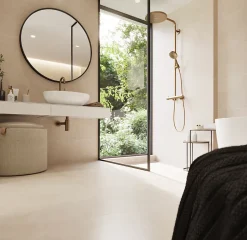 Carrelage 60x120 Betonico Beige Rectifié Intérieur / Extérieur R10 --Allocarrelage