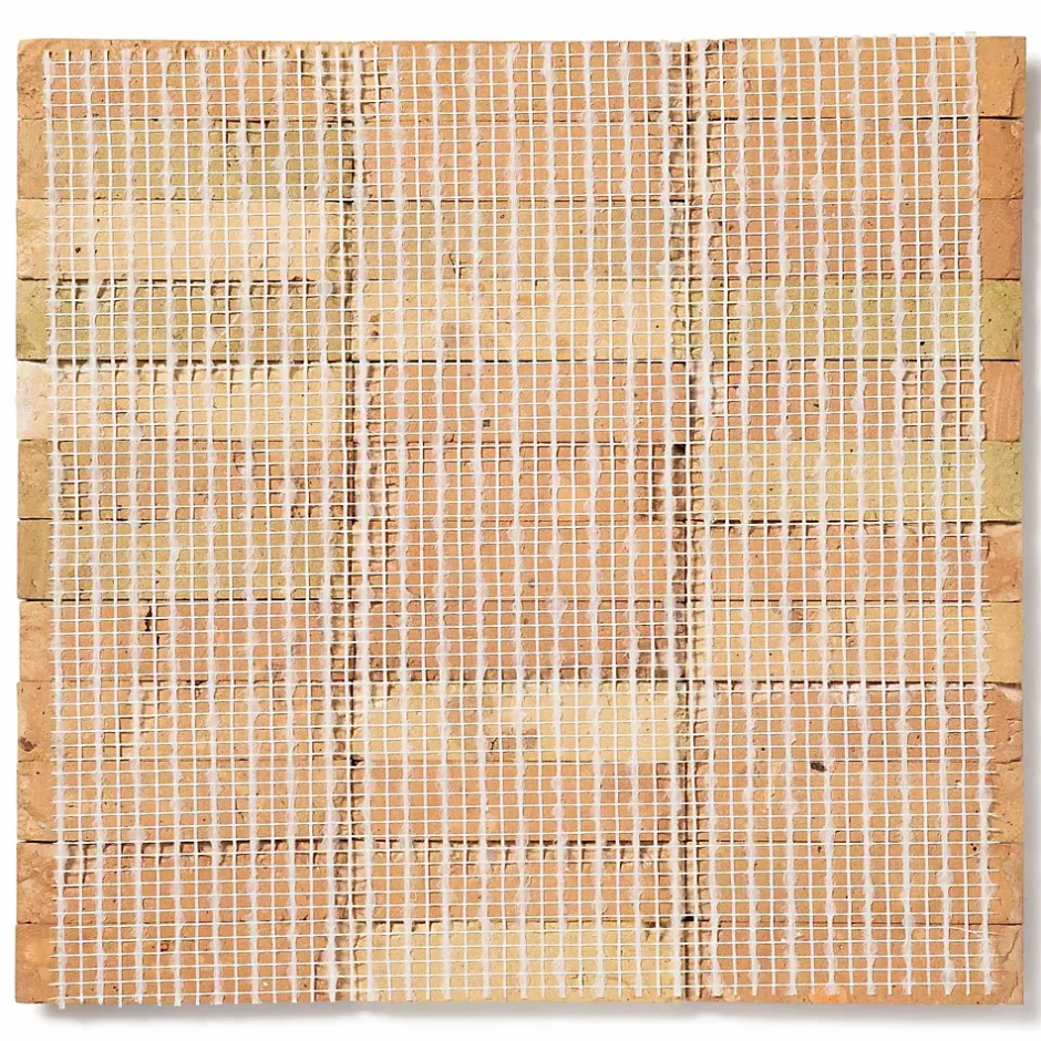 Carrelage Zellige Marocain Vert Tilleul 2,5x10 cm (vendu par plaque de 30x30 cm soit 0,09 m²) --Ro'Ma Nature Hot