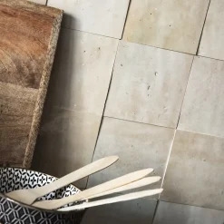 Carrelage Zellige Marocain Gris Beige 10x10 cm (vendu par 1 m²) --Ro'Ma Nature Clearance