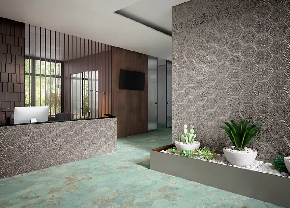 Carrelage Zinc Natural Noir - Mat 60 x 60cm ( vendu par boite de 1,77 m² )-Apavisa Clearance