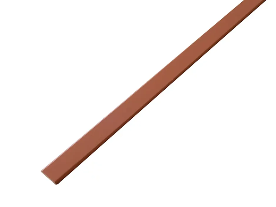Champlat en MDF 2 arrondis Ninna couleur terracotta 4X28mm L.2,44 m