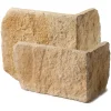 Ro'Ma Nature Chaînes d'angle pierre de parement extérieur Province ton cannelle (lot de 1 mètre linéaire) -