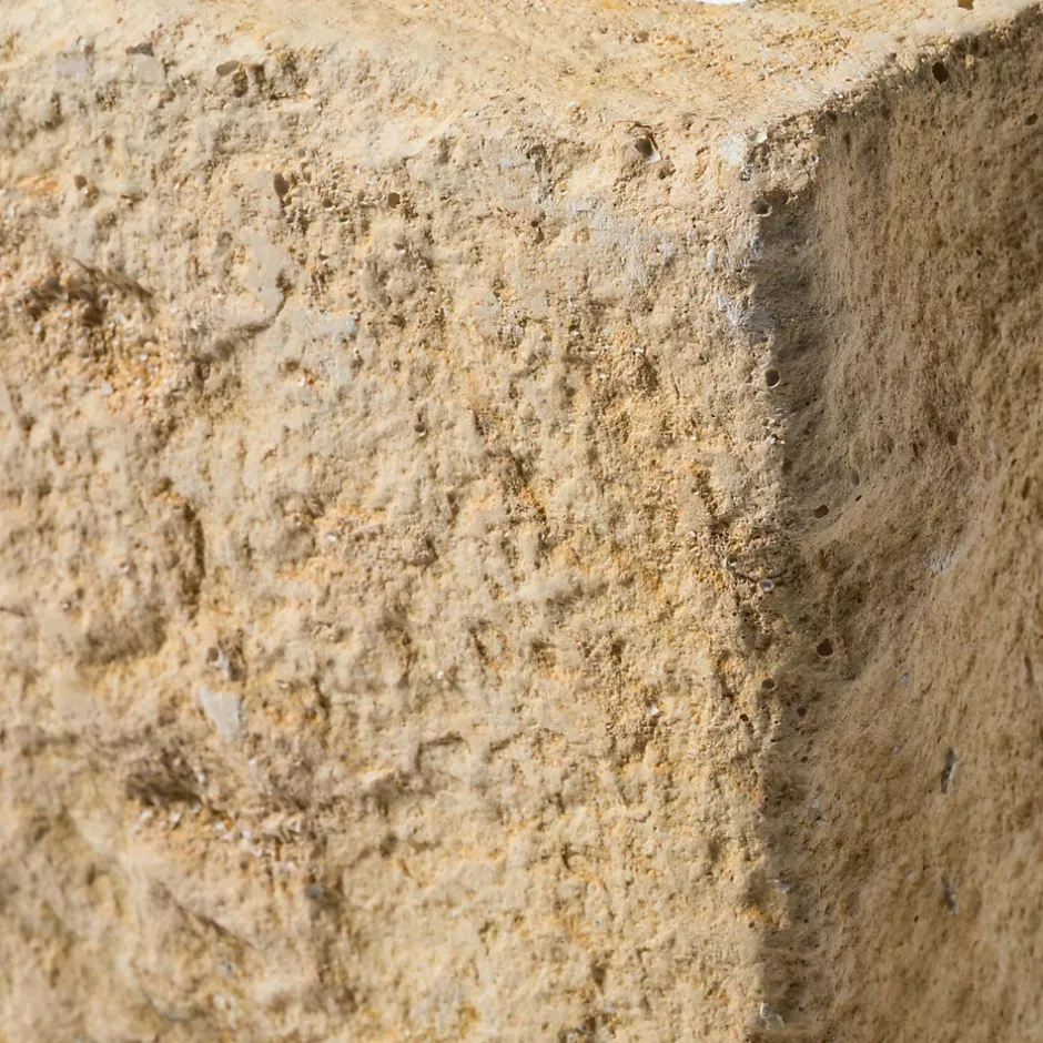 Ro'Ma Nature Chaînes d'angle pierre de parement extérieur Province ton cannelle (lot de 1 mètre linéaire) -