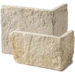 Chaînes d'angle pierre de parement extérieur Province ton naturel (lot de 1 mètre linéaire) --Ro'Ma Nature Clearance