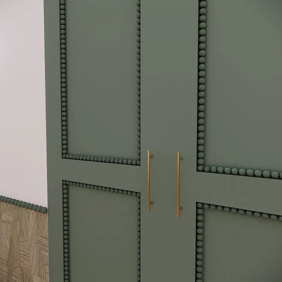 Échantillon de moulure perle brut décorative - L20 x 2 cm - Bois de hêtre massif - Style Parisien - A peindre-Decoparisienne Best