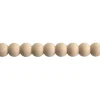 Decoparisienne Échantillon de moulure perle brut décorative - L20 x 3 cm - Bois de hêtre massif - Style Parisien - A peindre