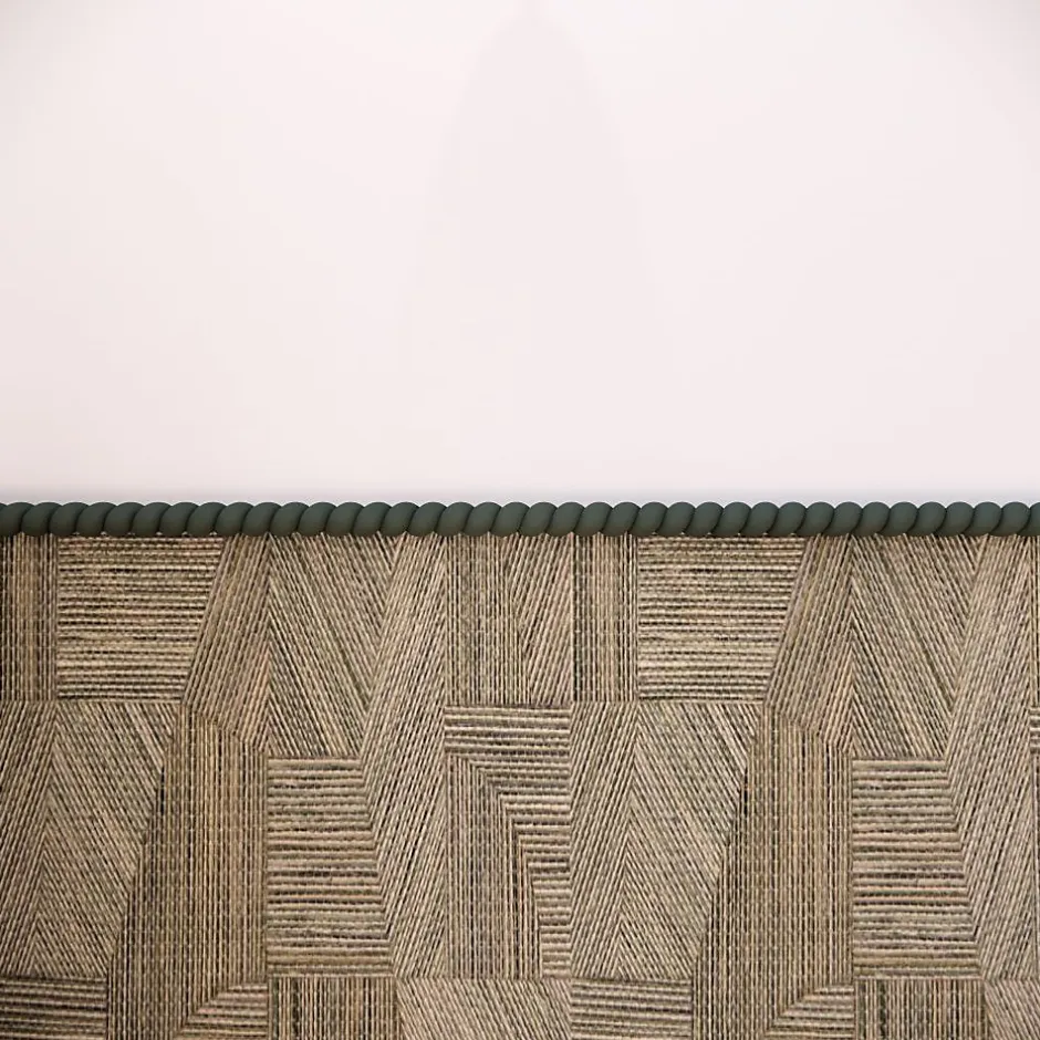 Decoparisienne Échantillon de moulure perle brut décorative - L20 x 3 cm - Bois de hêtre massif - Style Parisien - A peindre