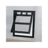 Volet-Moustiquaire Chatière de moustiquaire de Porte ou Baie Vitrée H25 cm x L20 cm Noir