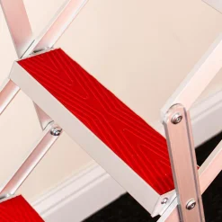 Échelle de grenier accordéon aluminium 3.05m, Design compact, Marches antidérapantes, Charge max. 150 kg, BPS Depot-BPS Access Solutions Hot