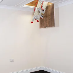 Échelle de grenier coulissante aluminium 2 sections avec main courante, Charge max. 150 kg, EN14975, BPS Depot-BPS Access Solutions