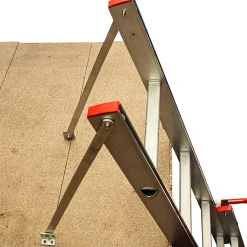 Échelle de grenier coulissante aluminium 2 sections avec main courante, Charge max. 150 kg, EN14975, BPS Depot-BPS Access Solutions