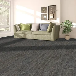 Chêne Vintage Dunkel Aspect Bois carrelage Revêtement de Sol, 100 x 250 cm-Floordirekt Best