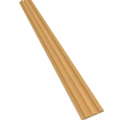 Chopin - Lot de 6 Panneaux Acoustiques Décoratifs 235x18 cm pour Intérieur et Extérieur en WPC Oak-Frankystar