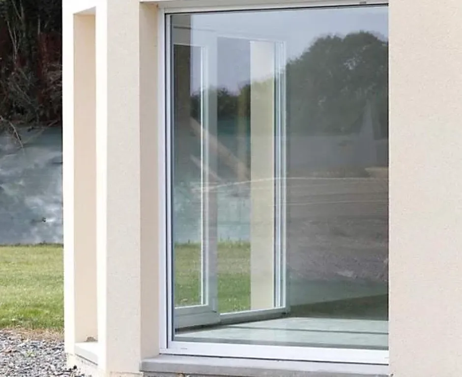 Châssis fixe pvc RAL 9016 ( L.: 170 cm x H.: 200 cm)-3 in 1 Outlet