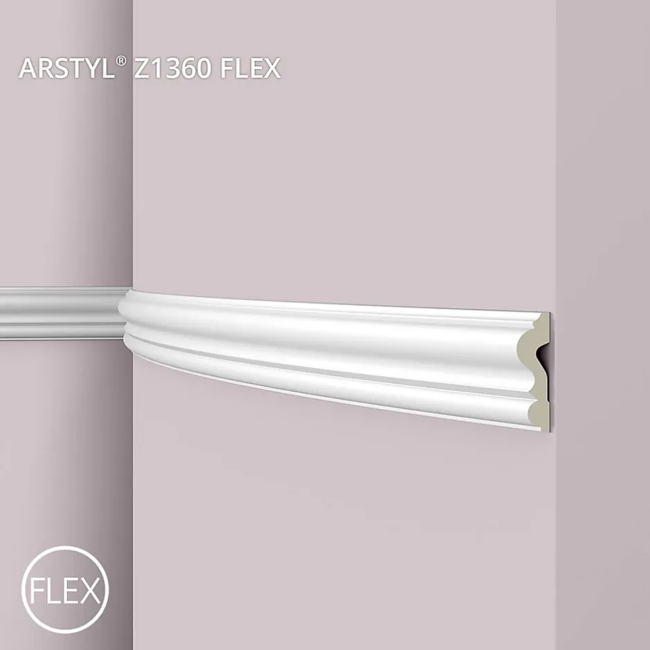 Noel & Marquet Cimaise NMC ARSTYL Z1360 Flex Moulure décorative Moulure en stuc