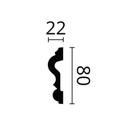 Noel & Marquet Cimaise NMC ARSTYL Z13 Profil de décoration