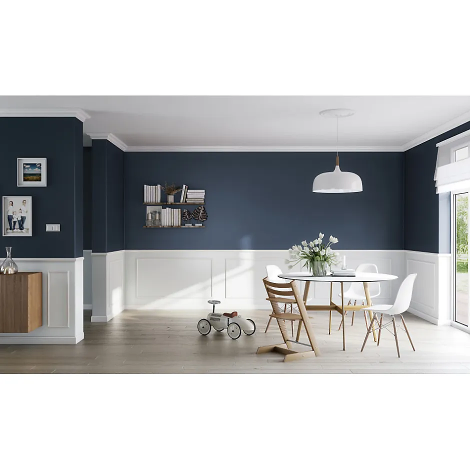 Decoflair CL2 Cimaise Polystyrène HD 25 x 13 x 2000 - 2 pièces