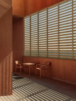 Foge Claustra persienne réglable Jersey coloris chêne de Saragosse 250X60X1.2 cm