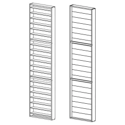 Foge Claustra persienne réglable Jersey coloris chêne de Saragosse 250X60X1.2 cm