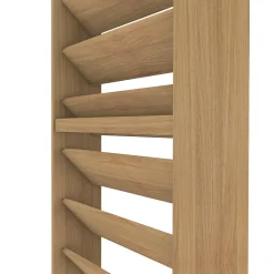 Foge Claustra persienne réglable Jersey coloris chêne de Saragosse 250X60X1.2 cm