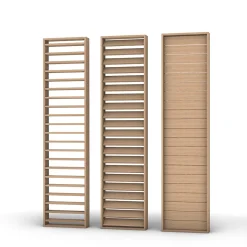 Foge Claustra persienne réglable Jersey coloris chêne de Saragosse 250X60X1.2 cm