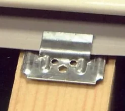 Clips pour lambris PVC n°1 bte 250 pcs + clous- Hot