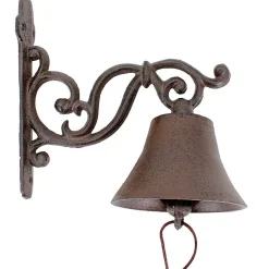 Cloche carillon en fonte 19x10x18cm-La Grande Prairie New