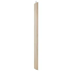 Geom Cloison amovible à lames orientables Ella aspect bois naturel h.252 x l.18 cm