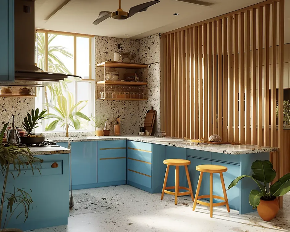 Ad Lyon Cloison Amovible en Chêne Clair - Claustra Ajouré 15 Lames pour Séparation de Pièce (H 260 x L 160 x P 7 cm) - PAR GROUPE