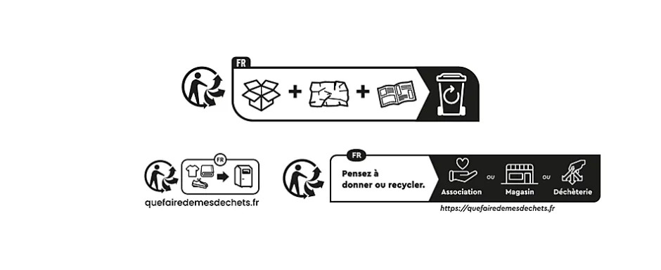 Geom Cloison amovible 3-en-1 pin Quadratus H.250 x l.100 cm