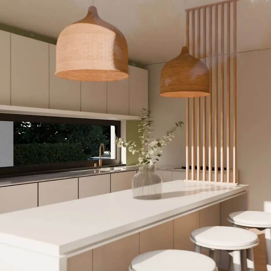 Cloison de séparation claustra amovible Pin, H.2,03 m x l.80 cm, P. 5 cm-Wood&Sens