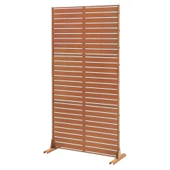 Cloison de séparation Nodepp pour extérieur et intérieur acier corten 180 x 90 x 40 cm rouille-Casa.Pro Sale