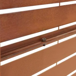 Cloison de séparation Nodepp pour extérieur et intérieur acier corten 180 x 90 x 40 cm rouille-Casa.Pro Sale